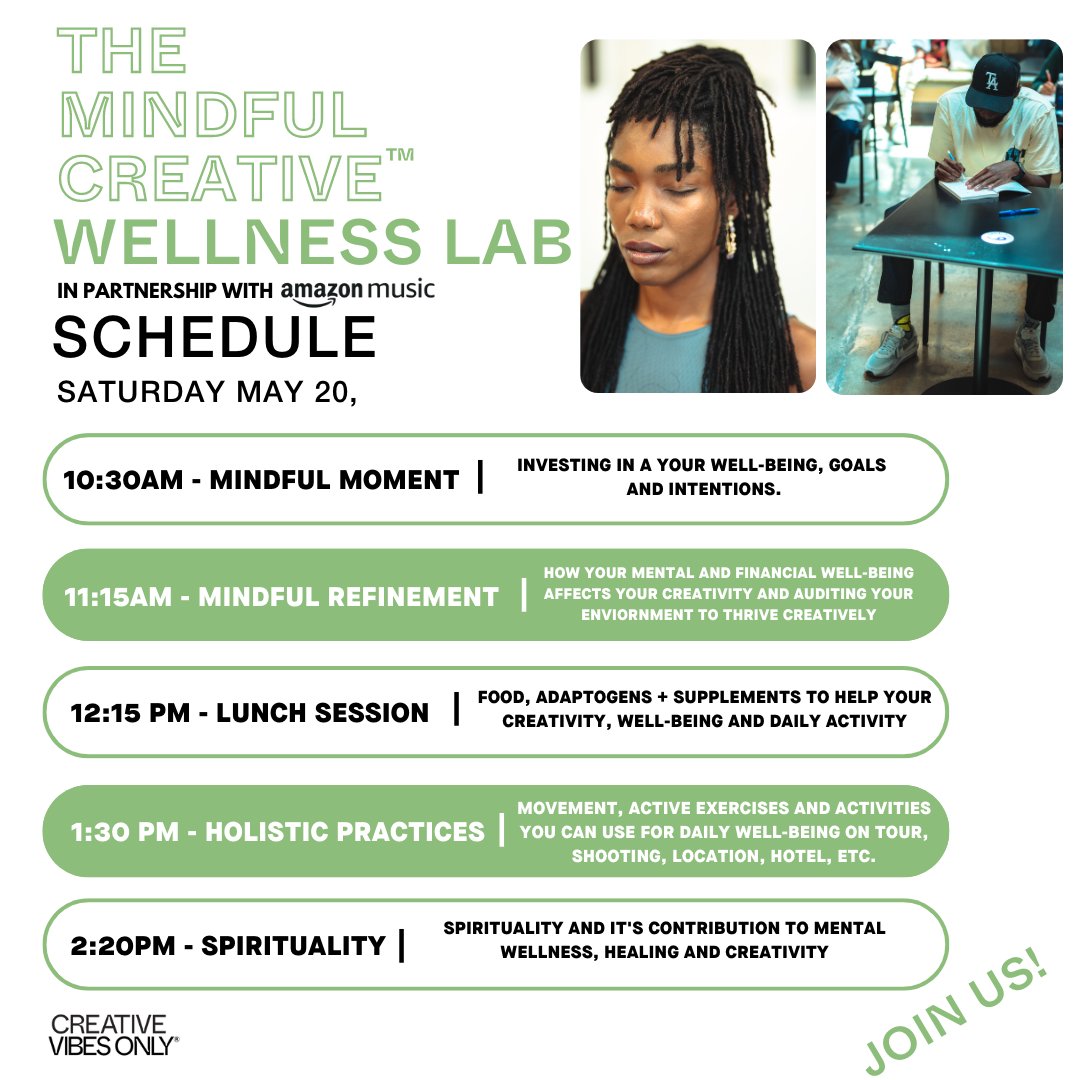 CreativeVibesO's tweet photo. 7 days away from our Wellness Lab - https://t.co/obTM0JoMV9 https://t.co/VeOgdoIhI4