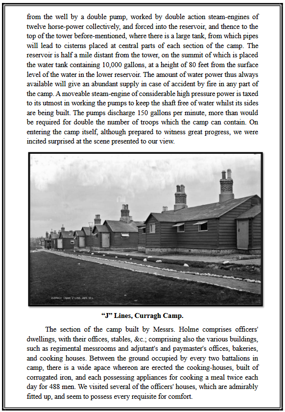 curraghhistory's tweet image. In June 1855, construction of a permanent Curragh Camp was well underway. However, it was the discovery of a reliable, fresh water source under the Curragh plains that made the camp sustainable.
curragh.info/archives/CampC…