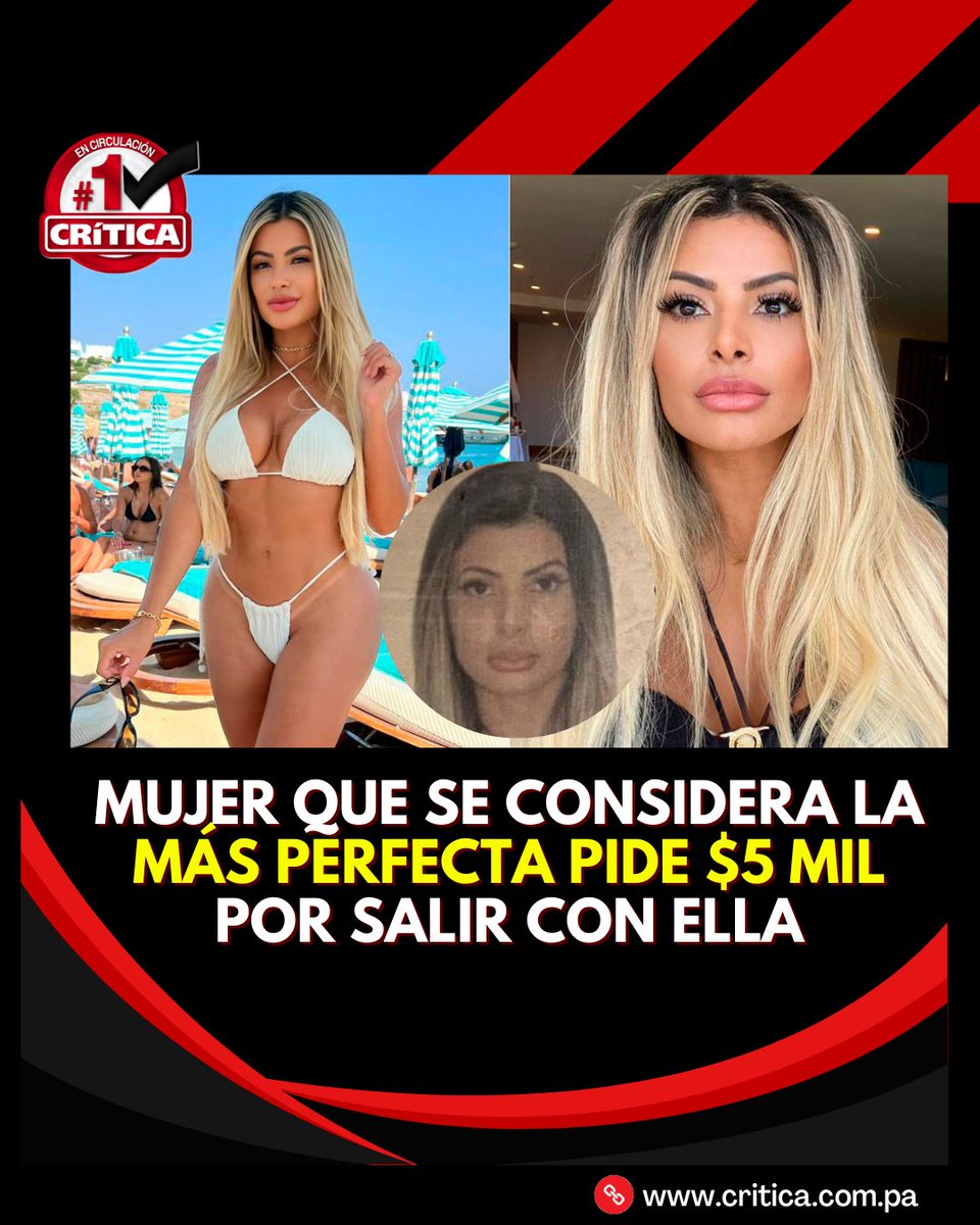 criticaenlinea's tweet image. #InsólitoCri Janaína Prazeres, de 36 años, elegida por la Inteligencia Artificial como la mujer más bella del mundo, asegura que se valora y no quiere limpios.
critica.com.pa/insolitas/muje…