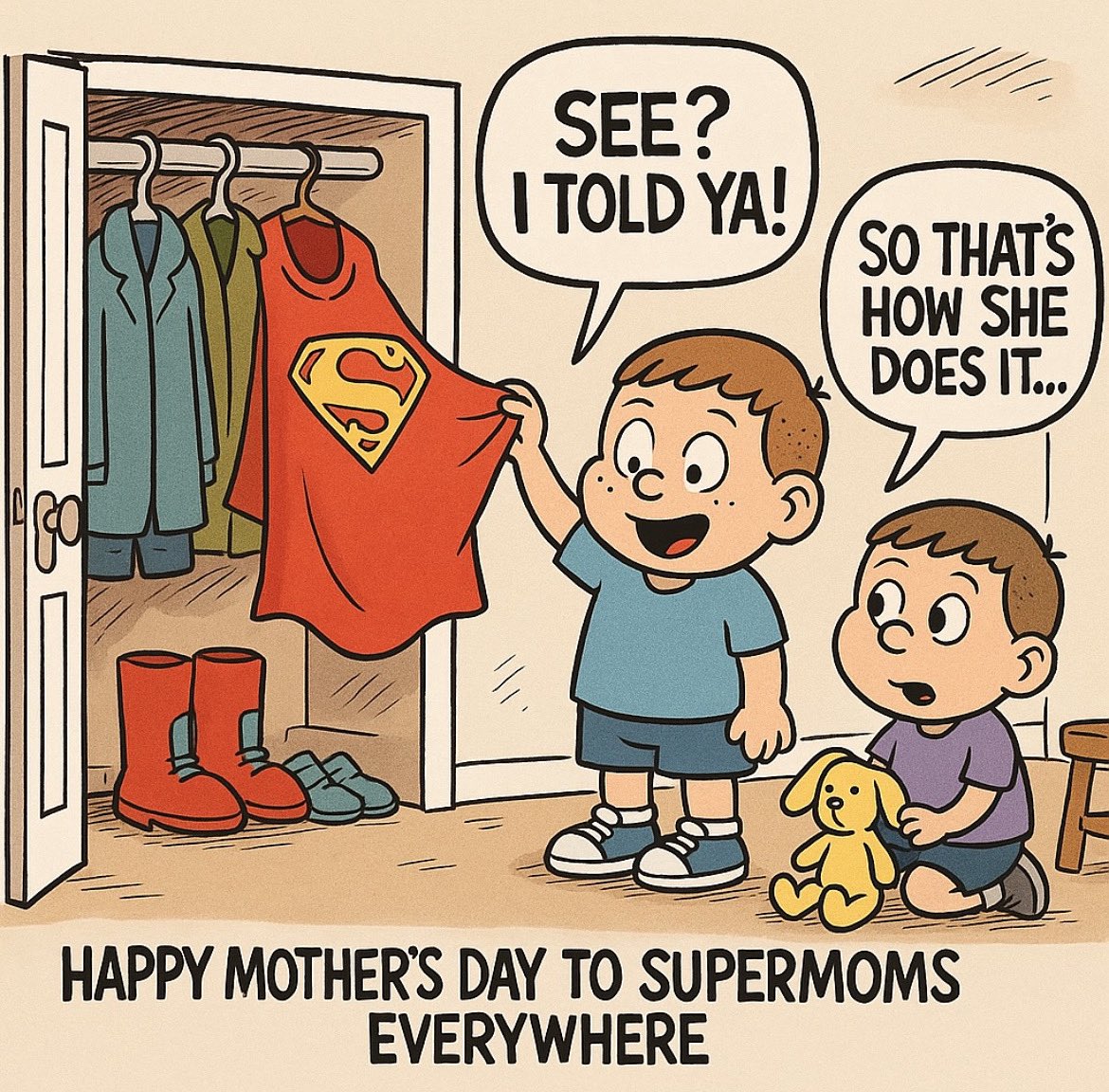 newhtfd's tweet photo. Happy Mother’s Day mothers!  We appreciate you and cherish you. You are super!! https://t.co/tV6VxK2btI