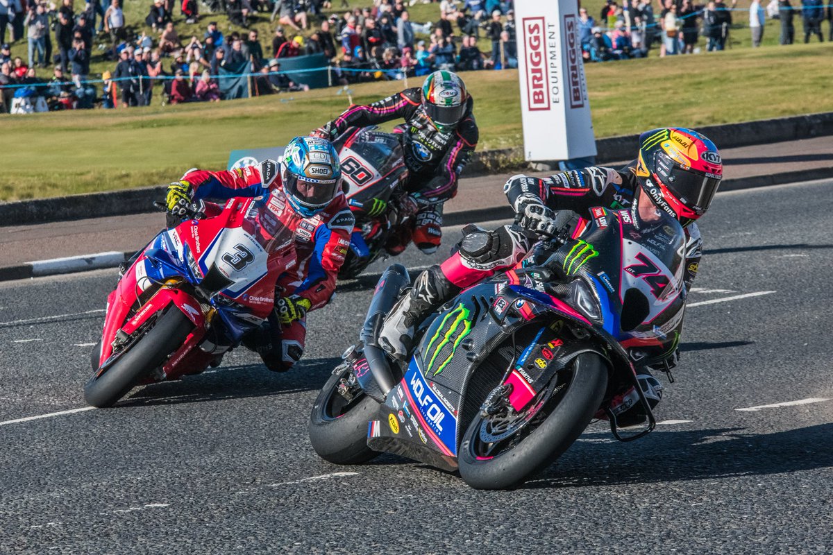 Men on a mission. Todd Harrison and Hickman at York Corner <a href="/northwest200/">North West 200</a>
