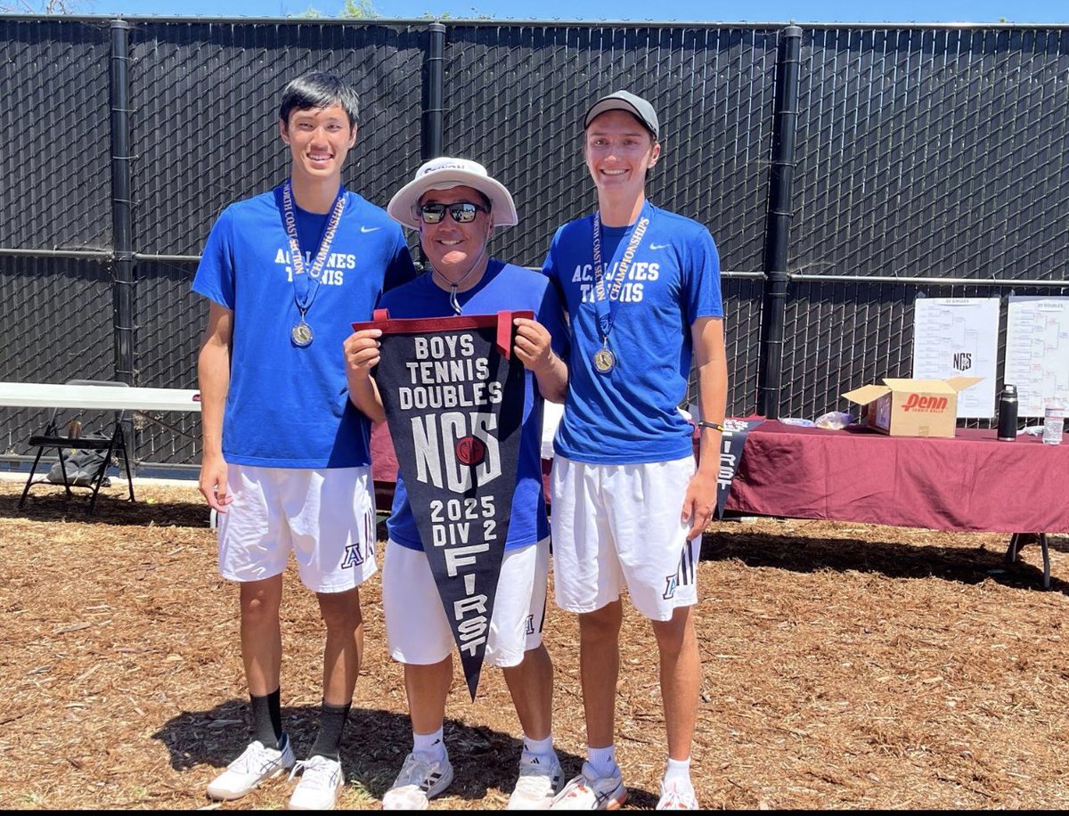 Acalanes HS Nick Owens and Tse Ting Chen wins NCS Boys Tennis Doubles Championship!! <a href="/acalanesdons/">Acalanes High School</a>