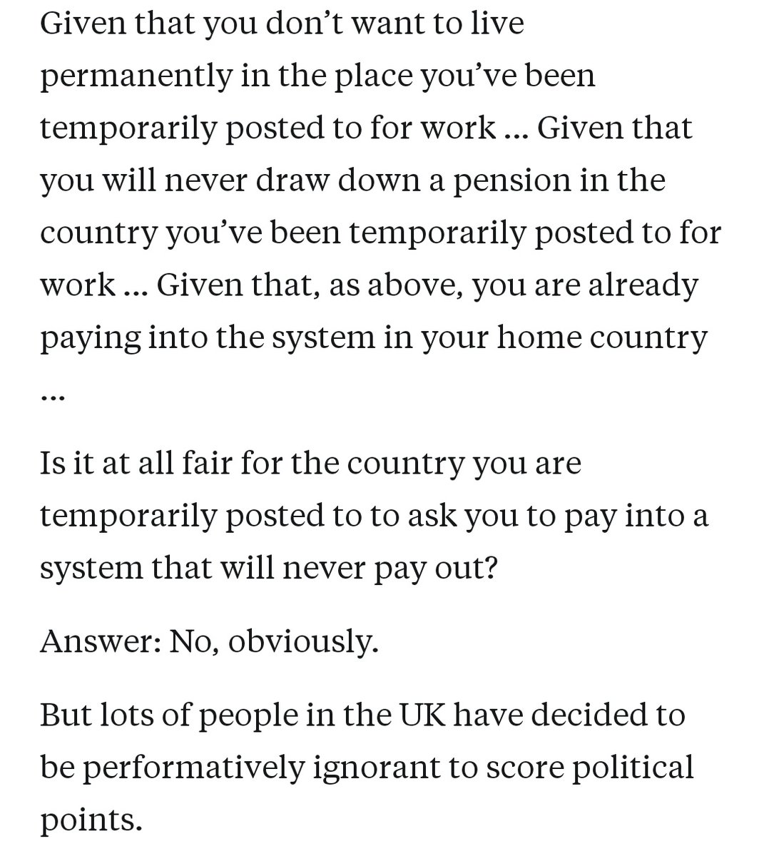 Great from <a href="/SamuelMarcLowe/">Sam Lowe</a> on the fake outrage about national insurance exemptions in the India deal: open.substack.com/pub/mostfavour…