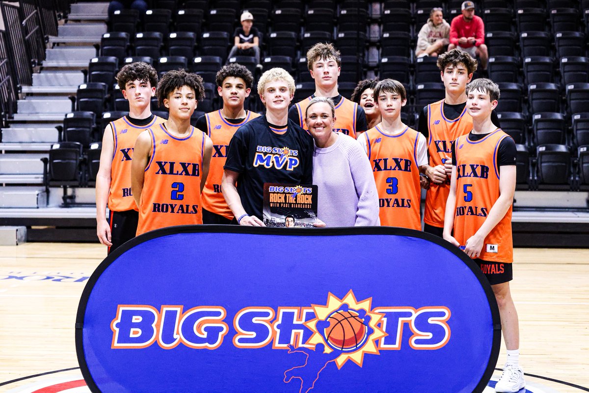 #BigShots #RockTheRockBiancardi 

🏆 14U Slam Championship 🏆

Champs: XLXB Royals
MVP: Henry Walters. Walters led the division in scoring all weekend. 

Runner Up: Team Loaded 252 Jr 3SSB