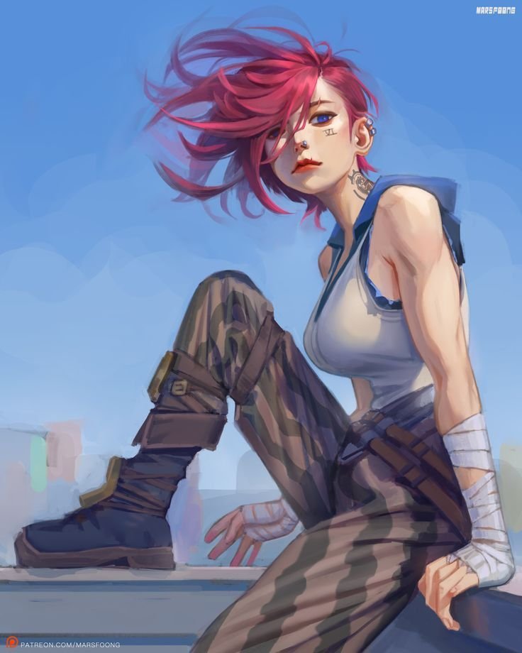 Vi from ARCANE❤️‍🔥
Artist: #coolart
#arcane #Season2