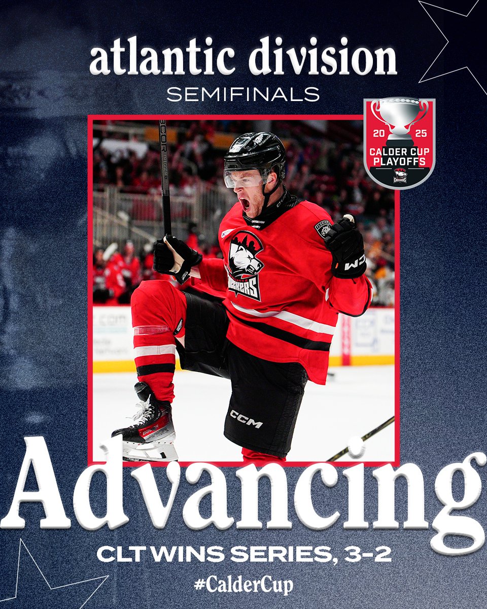 CHECKMATE. 

<a href="/CheckersHockey/">Charlotte Checkers</a> | #CalderCup