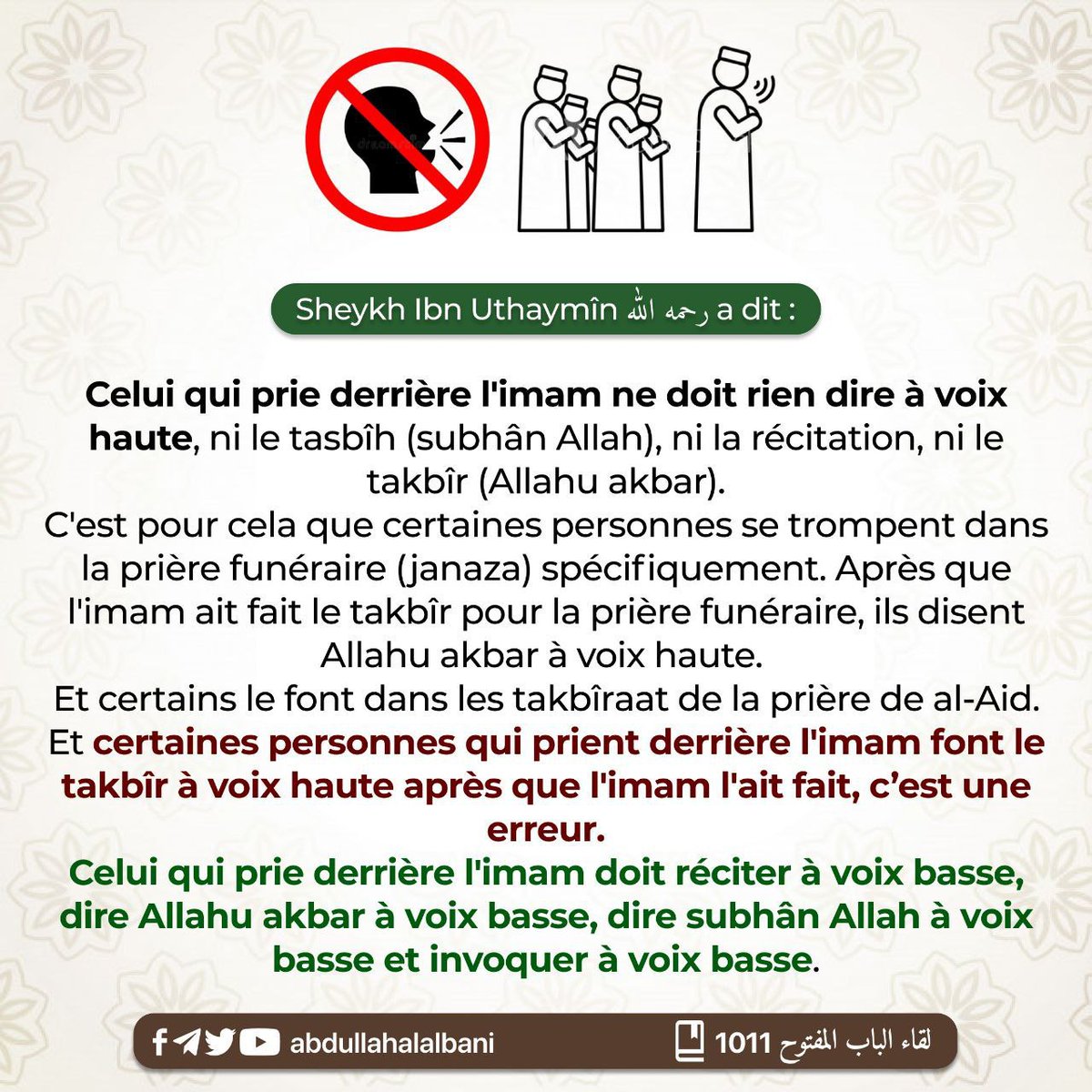 moussa_tawhid's tweet photo. Celui qui prie derrière l'imam..... https://t.co/g7aj7C1eXr