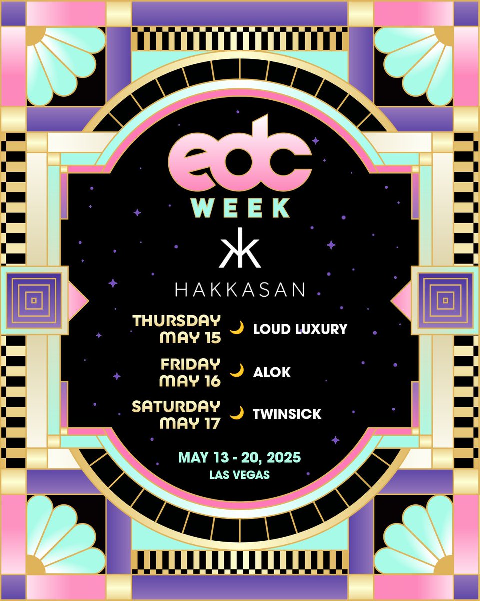 See you on the dance floor at <a href="/HakkasanLV/">Hakkasan Las Vegas</a> for 3 epic nights during #EDCWeek!🩵✨