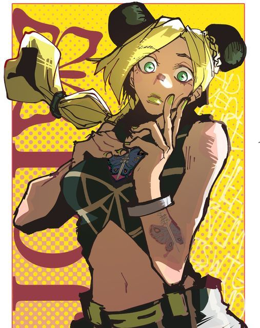 Jolynee, the protagonist of this page :) 
#JoJosBizarreAdventure #JOJODAY #jojo_anime #JolyneCujoh 
Artist: @THEEVILISAAC (crack)