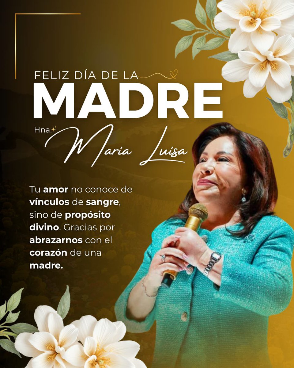 Hoy queremos rendirle un homenaje muy especial a la Hna. María Luisa, por ser esa madre incondicional para todos nosotros. Gracias por su ejemplo y sus enseñanzas, por guiarnos en este camino de amor y verdad. Feliz día de la MADRE. 💛✨🌻