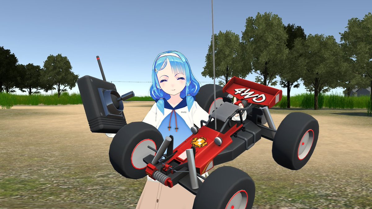 わいわいRCカーのシステムを利用して、いくつかのボディをこしらえているのは既にお知らせしておりますが、プレイアブルなワールドをラボに上げています。どうぞやってみてください。