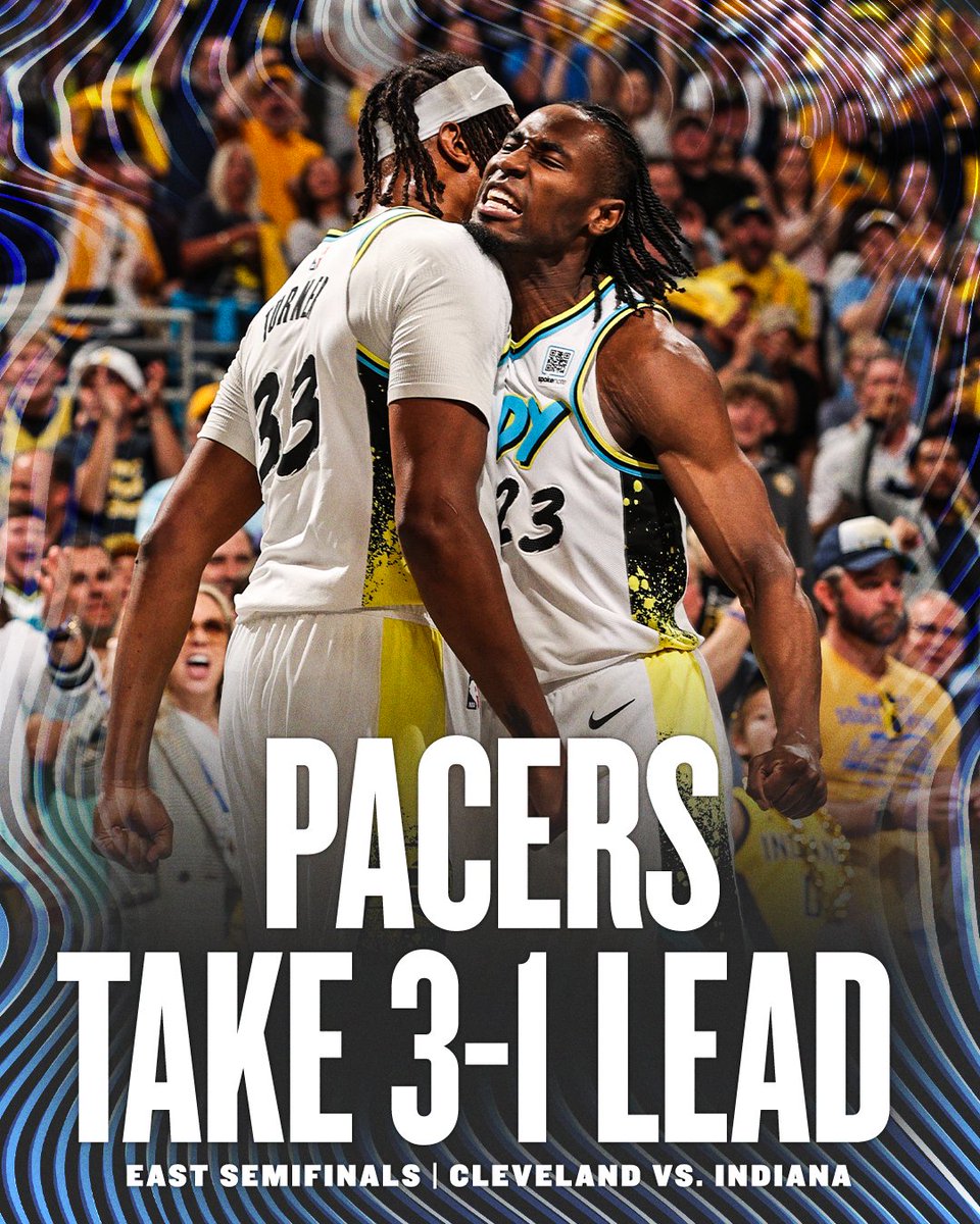 SportsCenter's tweet image. THE PACERS SHUT DOWN THE CAVS‼️
Can the Pacers close out the series in Game 5? 👀