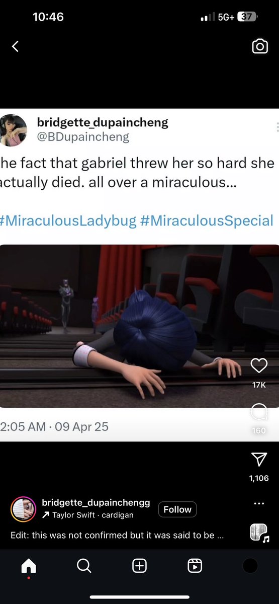 MiraculouslyRed's tweet image. Everyone always talks about mlb tiktok but what abt mlb insta😭

#MLBS6Spoilers