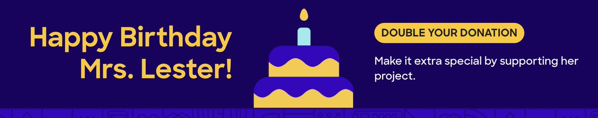 My birthday is coming to an end, but I still have a match and a project that is so close to being completed. I want nothing more than to wake up to the 🚀 meaning my students will be getting a camera for the yearbook! donorschoose.org/project/throug… #donorschoose #birthdaygirl