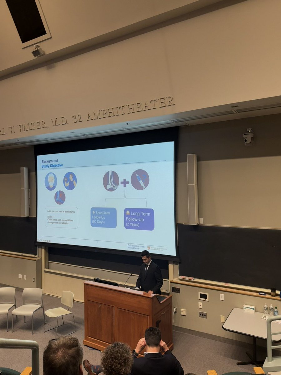 Alireza Mirahmadi, MD, MPH (@ar_mirahmadi) on Twitter photo Truly honored to be part of Harvard Orthopedic Trauma Research Day and to present our work on TRT and ankle ORIF outcomes.
Grateful for the opportunity and the support of my mentor <a href="/NazarianLab/">Ara Nazarian, PhD 🇦🇲</a> and colleagues <a href="/KavehMomenzadeh/">Kaveh Momenzadeh, M.D.</a> <a href="/harvardortho/">harvardortho</a> <a href="/harvardmed/">Harvard Medical School</a> <a href="/BIDMC_Research/">BIDMC Research</a> <a href="/Ortho_BIDMC/">Ortho_BIDMC</a> Truly honored to be part of Harvard Orthopedic Trauma Research Day and to present our work on TRT and ankle ORIF outcomes.
Grateful for the opportunity and the support of my mentor <a href="/NazarianLab/">Ara Nazarian, PhD 🇦🇲</a> and colleagues <a href="/KavehMomenzadeh/">Kaveh Momenzadeh, M.D.</a> <a href="/harvardortho/">harvardortho</a> <a href="/harvardmed/">Harvard Medical School</a> <a href="/BIDMC_Research/">BIDMC Research</a> <a href="/Ortho_BIDMC/">Ortho_BIDMC</a>