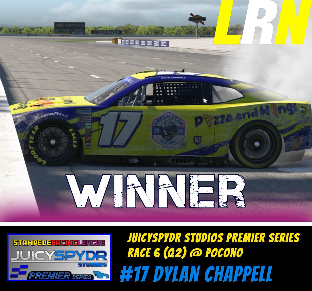 Dylan Chappell wins in a crazy GWC finish at Pocono!