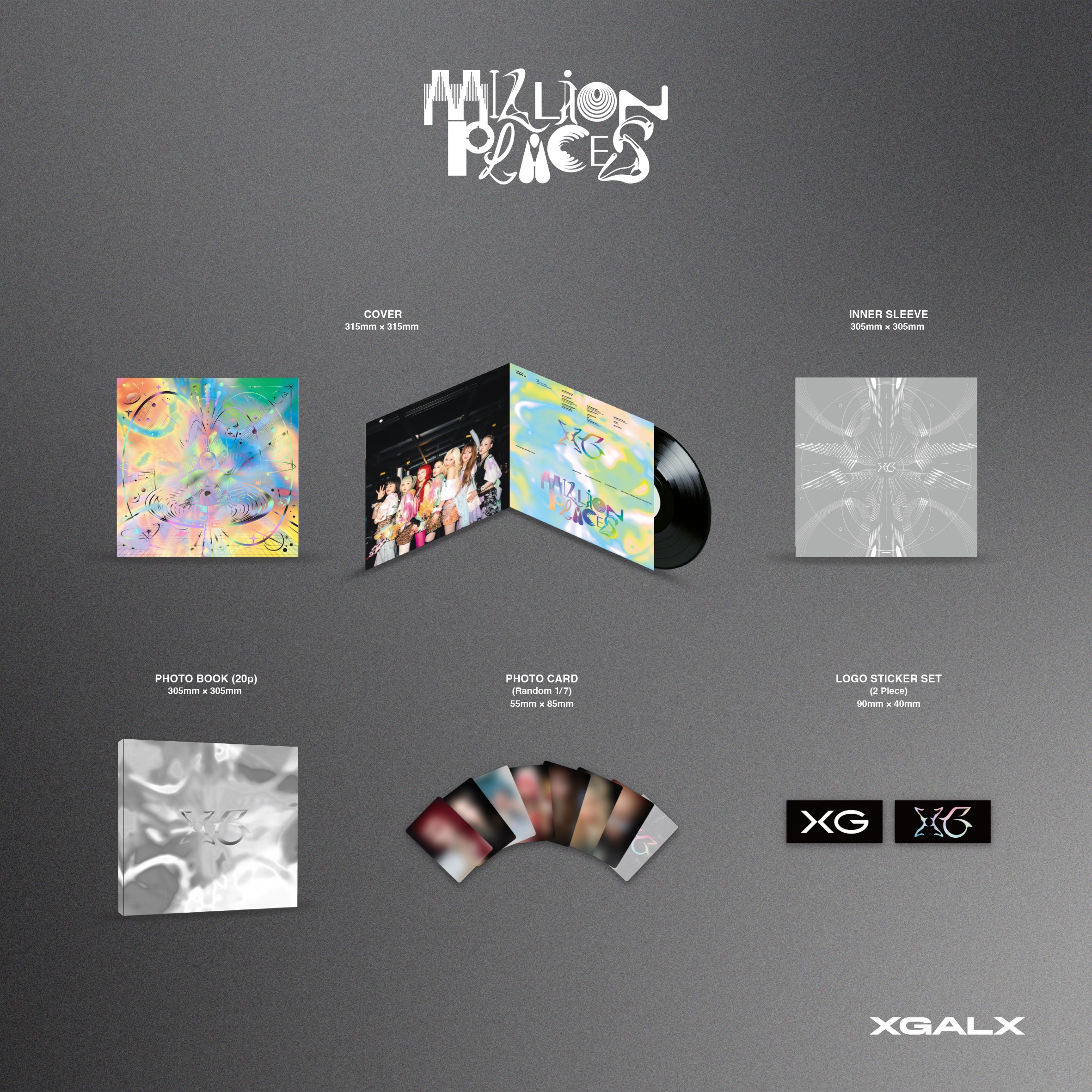 XG CD MILLION PLACES 17枚 新品未開封 MILLION PLACES(CD) – XGALX OFFICIAL SHOP