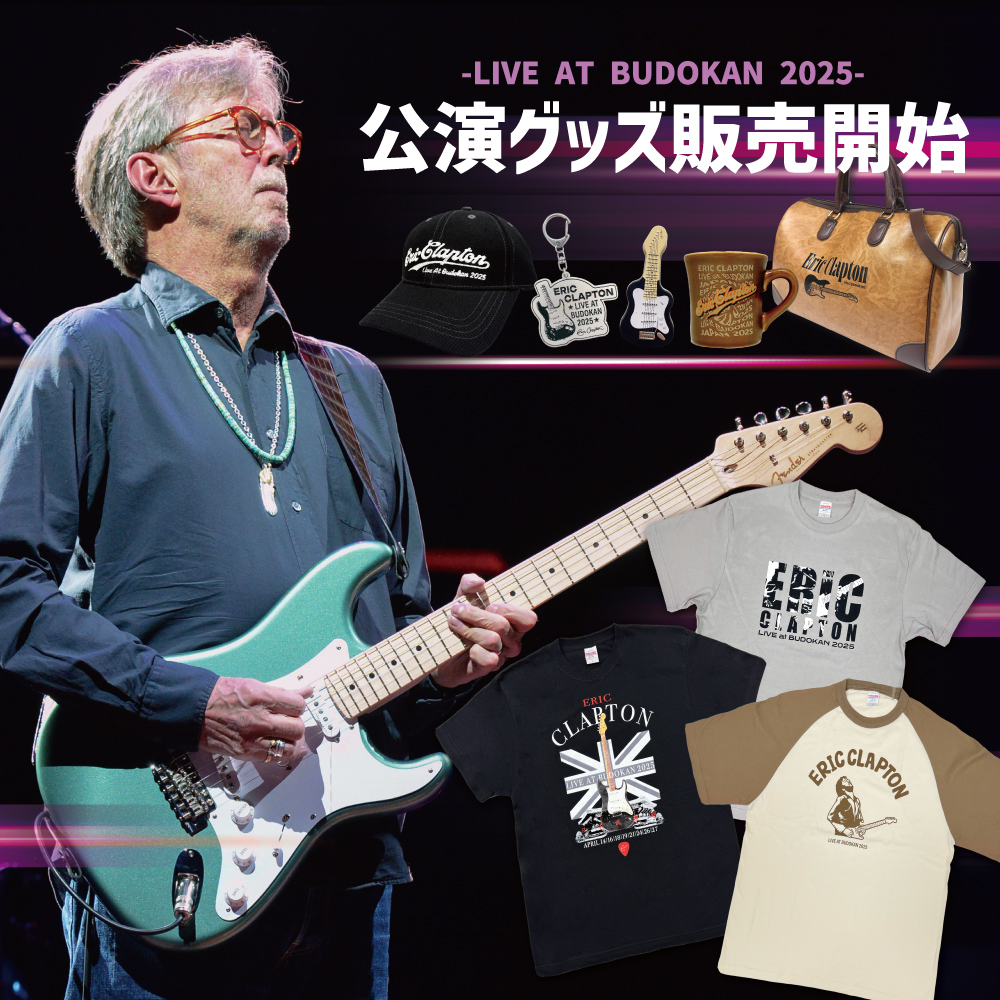 ERIC CLAPTON LIVE AT BUDOKAN 2025 Tシャツ　M ERIC CLAPTON LIVE AT BUDOKAN 2025 Tシャツ M
