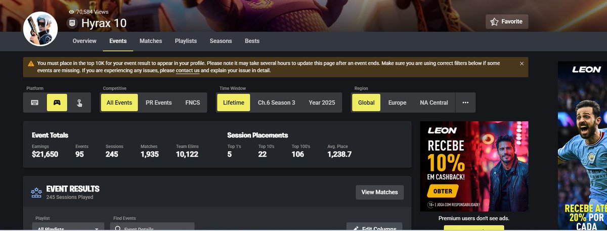 HyraxCpp's tweet image. . selling fortnite account with 240 skins and over 35k earnings.