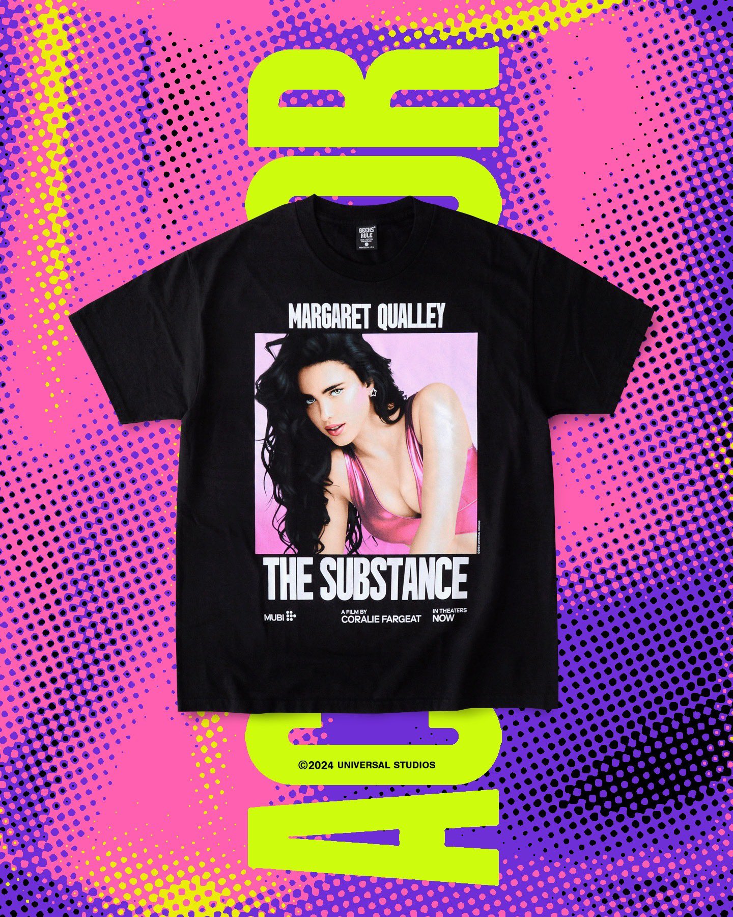 Geeks Rule 映画 サブスタンス Tシャツ XXL THE SUBSTANCE “DEMI MOORE” × GEEKS RULE 13 SILKSCREEN
