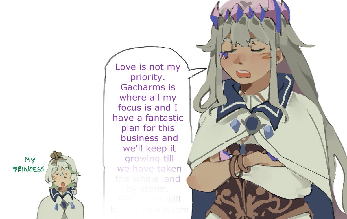 2PINGMS's tweet image. 🗿🍵 theres another princess next to you! 

#ENreco