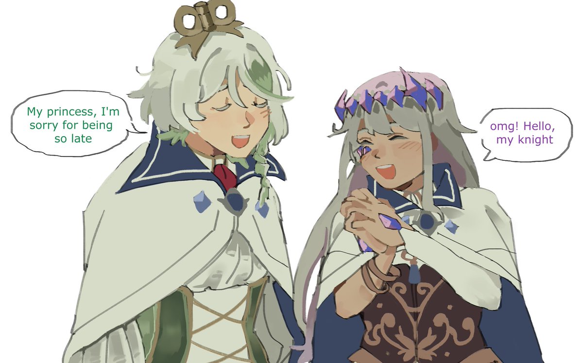 2PINGMS's tweet image. 🗿🍵 theres another princess next to you! 

#ENreco