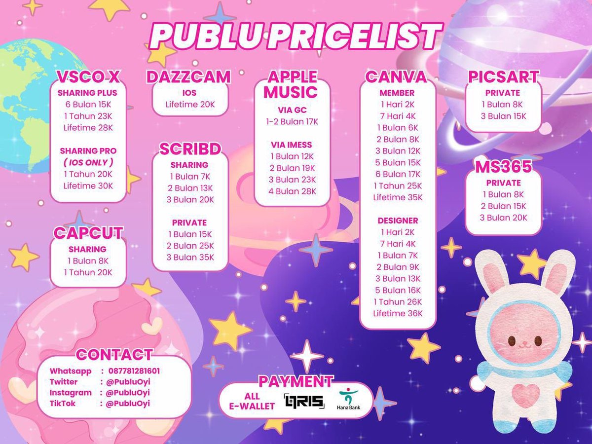 Pagi, aku sudah ready jual netflix harian start 3K netflix bulanan 1P1U 1P2U viu wetv iqiyi canva appmus vidio capcut semua nya murah meriah dan full garansi 🐥

Mari order ke dm atau wa wa.me/6287781281601 yaw ‼️

wtb netflix harian bulanan jual netflix #zonauang #zonauang
