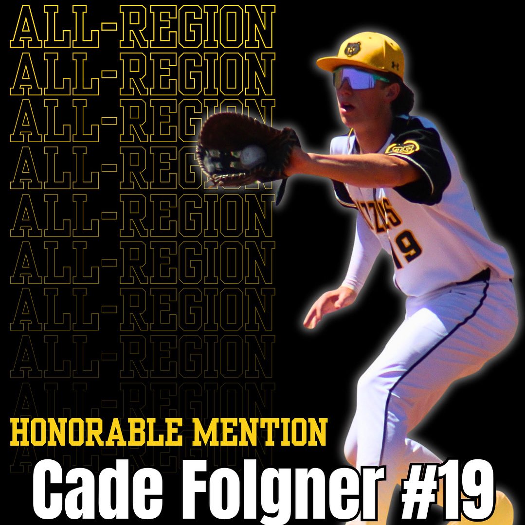 Congratulations to junior @CadeFolgner19 for earning 5A North All-Region Honorable Mention!
#GalenaBaseball #GoldStandard