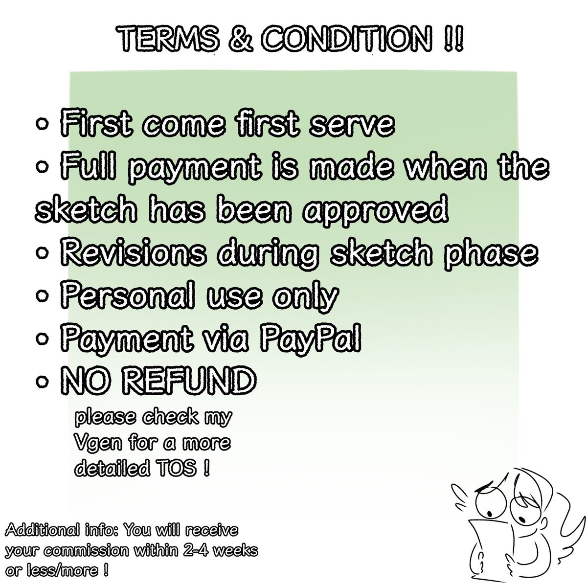 Luv3t3's tweet image. RE-OPENING COMMISSIONS !!!
CHECK MY VGEN FOR MORE DETAILED INFORMATION!
vgen.co/Yua_Strxx