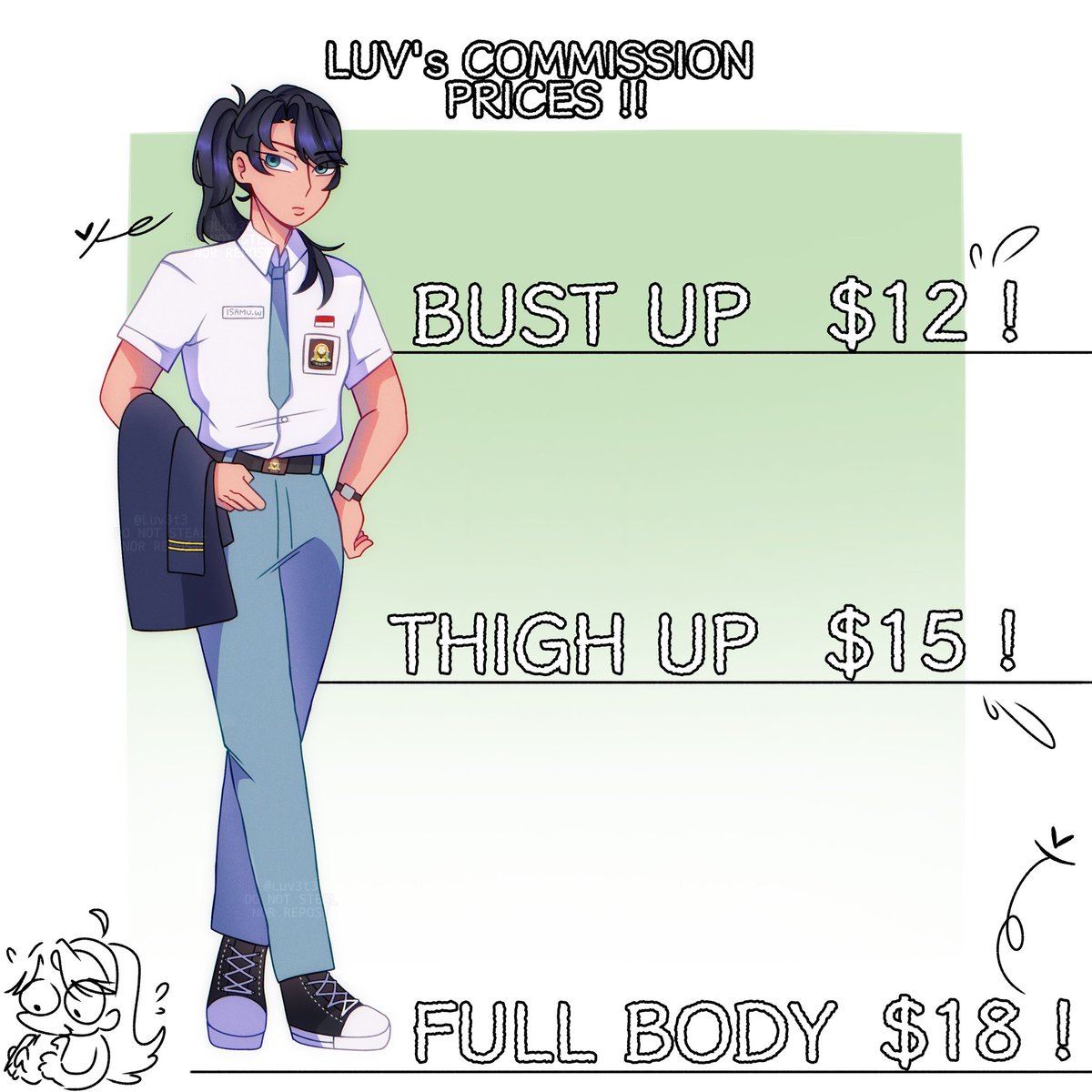Luv3t3's tweet image. RE-OPENING COMMISSIONS !!!
CHECK MY VGEN FOR MORE DETAILED INFORMATION!
vgen.co/Yua_Strxx