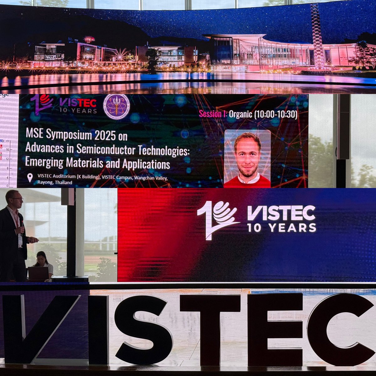 Martyn (@kcabgnikool) on Twitter photo Wonderful to be back at <a href="/VISTEC_Thailand/">VISTEC</a> celebrating the 10th anniversary of this unique institution - their community has achieved SO much in only a decade! <a href="/Nicogaspa/">Nicola Gasparini</a> closing the 1st morning session -great presentation! <a href="/impchemistry/">Imperial Chemistry</a> <a href="/imperialcollege/">Imperial College London</a> <a href="/CPE_Imperial/">CPE</a> <a href="/PichayaLab/">EDM Lab at VISTEC</a> Wonderful to be back at <a href="/VISTEC_Thailand/">VISTEC</a> celebrating the 10th anniversary of this unique institution - their community has achieved SO much in only a decade! <a href="/Nicogaspa/">Nicola Gasparini</a> closing the 1st morning session -great presentation! <a href="/impchemistry/">Imperial Chemistry</a> <a href="/imperialcollege/">Imperial College London</a> <a href="/CPE_Imperial/">CPE</a> <a href="/PichayaLab/">EDM Lab at VISTEC</a>