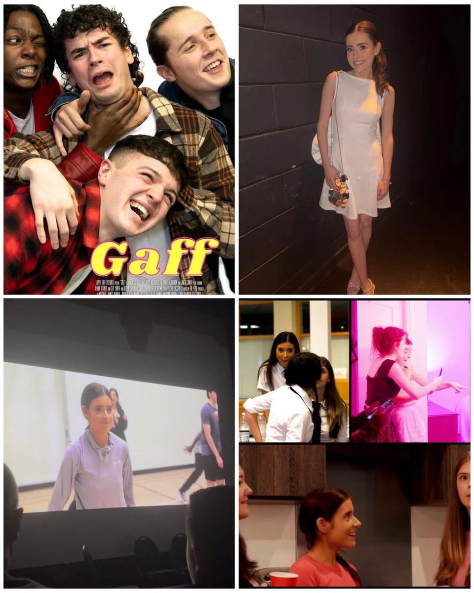 𝐀𝐋𝐔𝐌𝐍𝐈 𝐍𝐄𝐖𝐒 🎬💜 

Congratulations to Jazzart College Alumni, Rebecca Love, who attended the movie premiere for new Scottish comedy, ‘GAFF’⭐ 

Rebecca plays the role of Laura in the film, which releases this Summer. We can’t wait to watch it on the big screen soon✨
