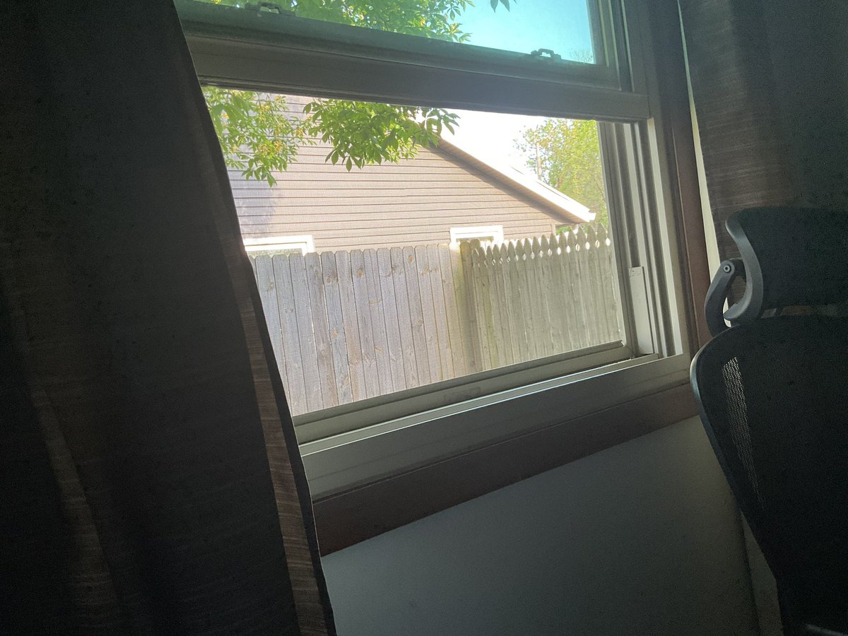 This used to be my view out my bedroom window….amazing how things change!