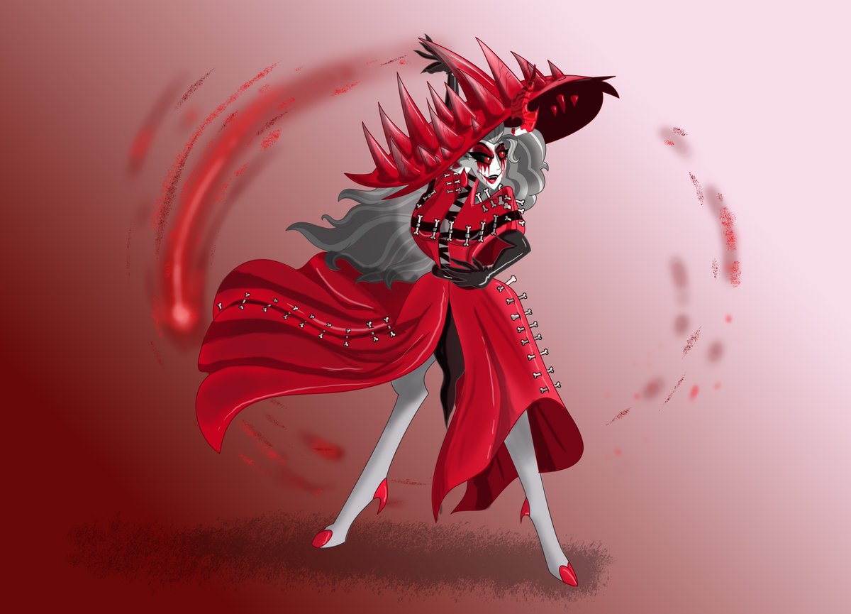 GoopyLizard's tweet image. base off of @Brittan63683377 version of lilth with my own design of lady gaga out fit from her newest song #lilith #hazbinhotelredesign #HazbinHotelLilith