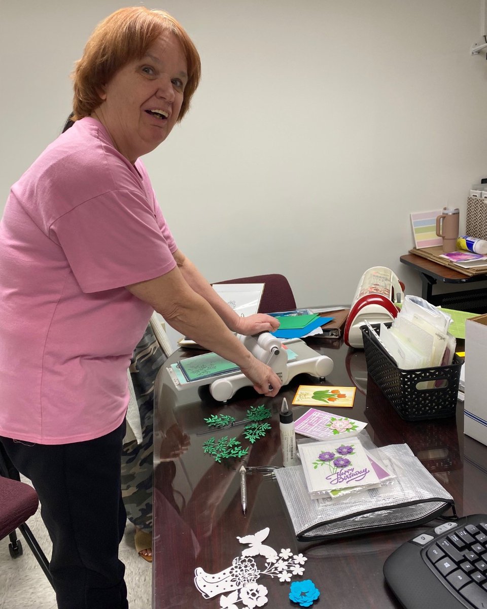 The men and women receiving pre-vocational services had their hands full these last few weeks. To prepare for Mother's Day pop-up sales, they crafted cards, candles, and mug gift sets to entice shoppers.

They did an amazing job and were proud to make each customer's day.