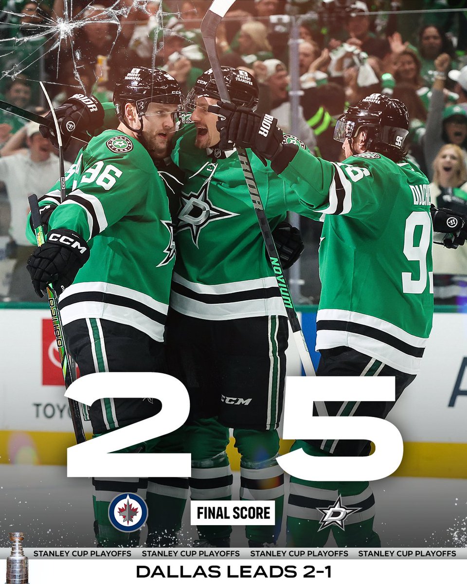 SportsCenter's tweet image. The Stars take control of the series with a huge win in Dallas 🤩
