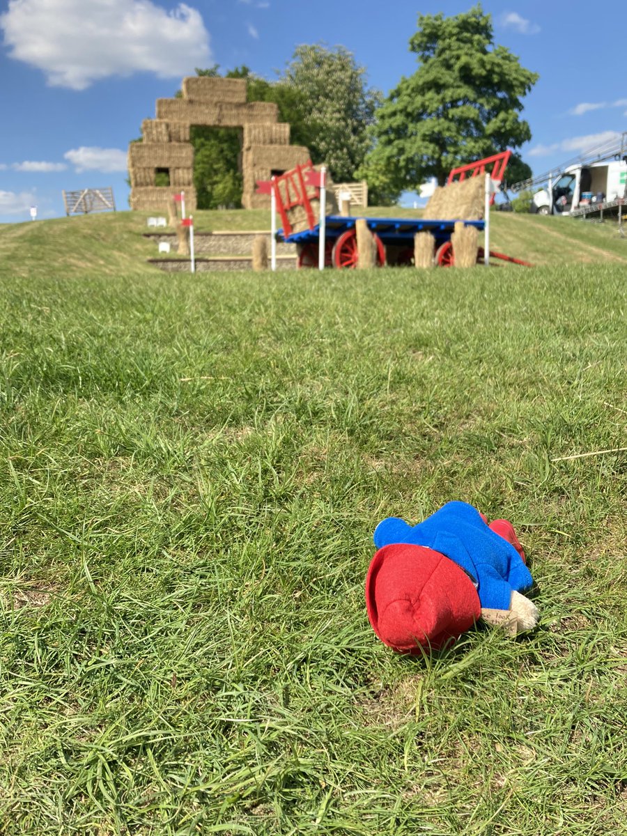 Paddington decided to try cross country at Badminton, but the course was too difficult…