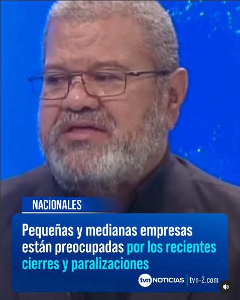 Franklin Martínez, de UNPYME, señaló que la situación actual es peor que durante la pandemia de 2023 y 2024. ⁣
⁣
Señala que aunque no hay cierres oficiales, la percepción de posibles cierres de calles genera incertidumbre y afecta la inversión...

Ver:
instagram.com/reel/DJZNYKnBx…