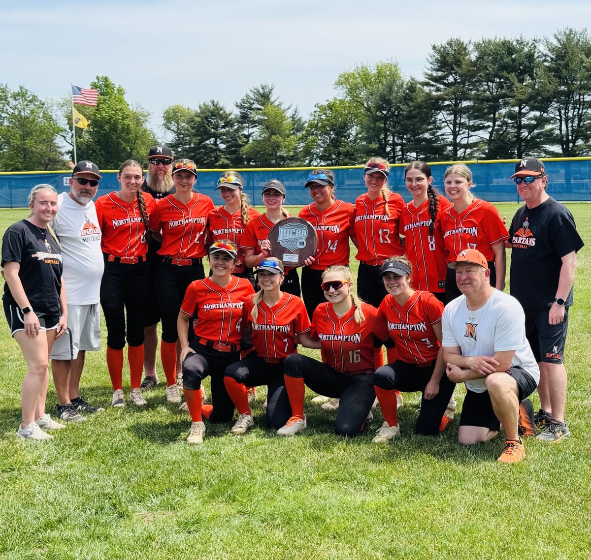 This amazing group of young ladies battled until the very end. Super proud of their accomplishments this year. From day 1 they put team first over personal achievements. On the field and in the classroom their hard work is commendable. #SwordsUp⚔️ #We>Me