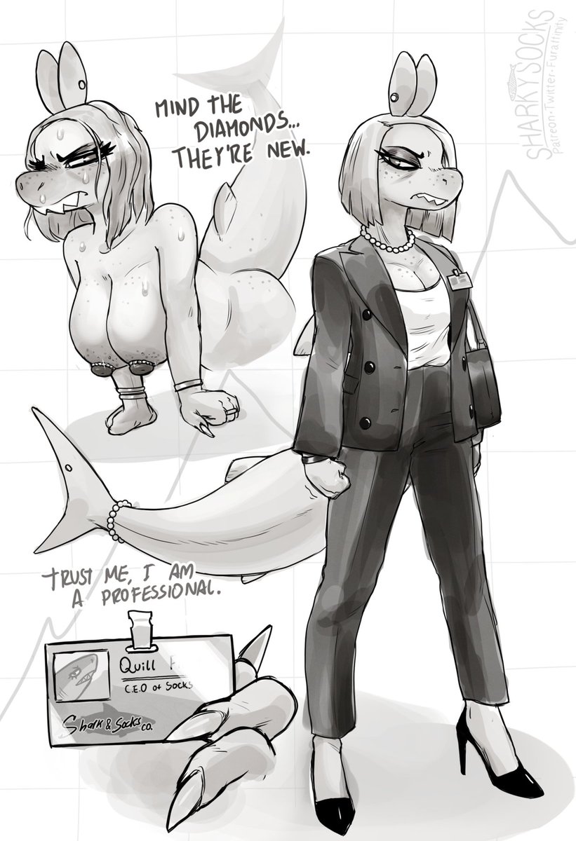 Quill milf for Mother's Day 🦈
(alternate timeline where she's miserable lmao)