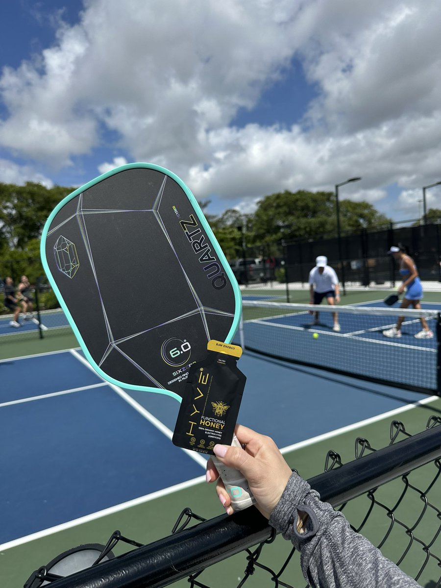 FunctionalHoney's tweet photo. Pickle ball fueled by honey! 🍯 https://t.co/5DmTFXA8v4