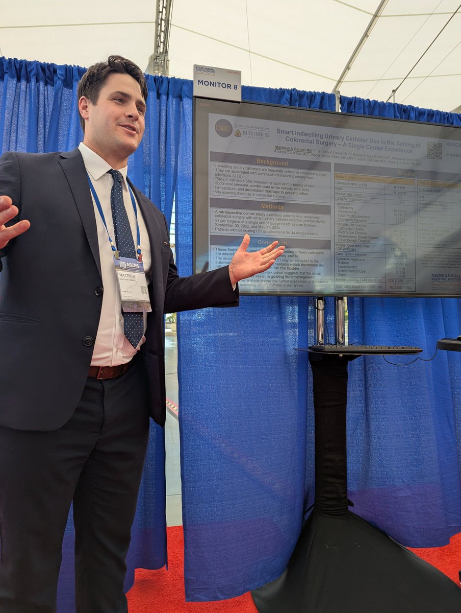 CRRU (@jhucrru) on Twitter photo ASCRS 2025 Day 1: Matthew Carnell #ASCRS25 <a href="/JMigaly/">John Migaly</a> <a href="/vincentobiasMD/">Vincent Obias</a> <a href="/hopkinssurgery/">Hopkins Surgery</a> <a href="/ASCRS_1/">ASCRS_1</a> #hopkinssurgery ASCRS 2025 Day 1: Matthew Carnell #ASCRS25 <a href="/JMigaly/">John Migaly</a> <a href="/vincentobiasMD/">Vincent Obias</a> <a href="/hopkinssurgery/">Hopkins Surgery</a> <a href="/ASCRS_1/">ASCRS_1</a> #hopkinssurgery