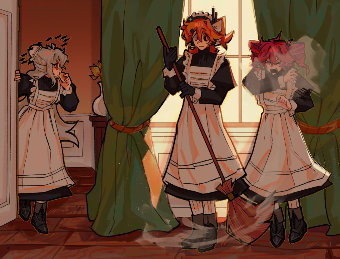 happy late maid day!!
#ゲキヤク #足立レイ #重音テト