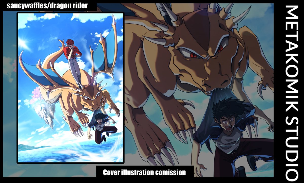 DRAGON RIDER by saucywaffles
all done by metakomik studio
storyboard by bayu riga
pencil by Abdillah Naufal
ingker by Tb Raka Iswara
coloring by Tb Raka Iswara
send me a message or send your offer at our email metakomik@gmail.com