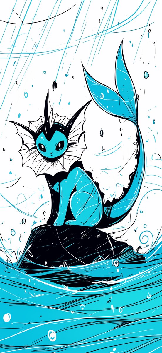 Vaporeon Pokémon wallpaper 

Don’t forget to download in 4K