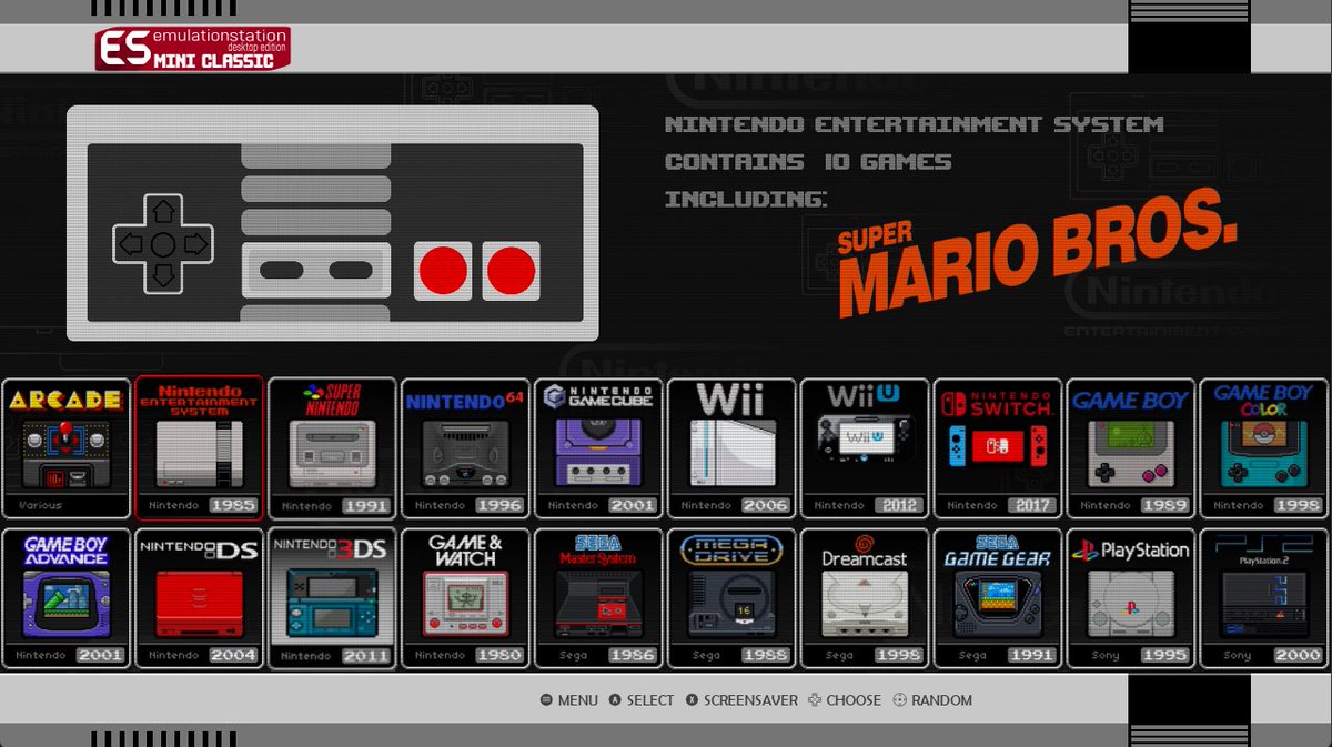kelph1's tweet photo. @TheTechDweeb How hard would be it to modify the ES-DE-Mini theme to look more like your theme? I love the pixelated look of yours, but prefer the grid style of Mini. https://t.co/T2oYK7kQMO