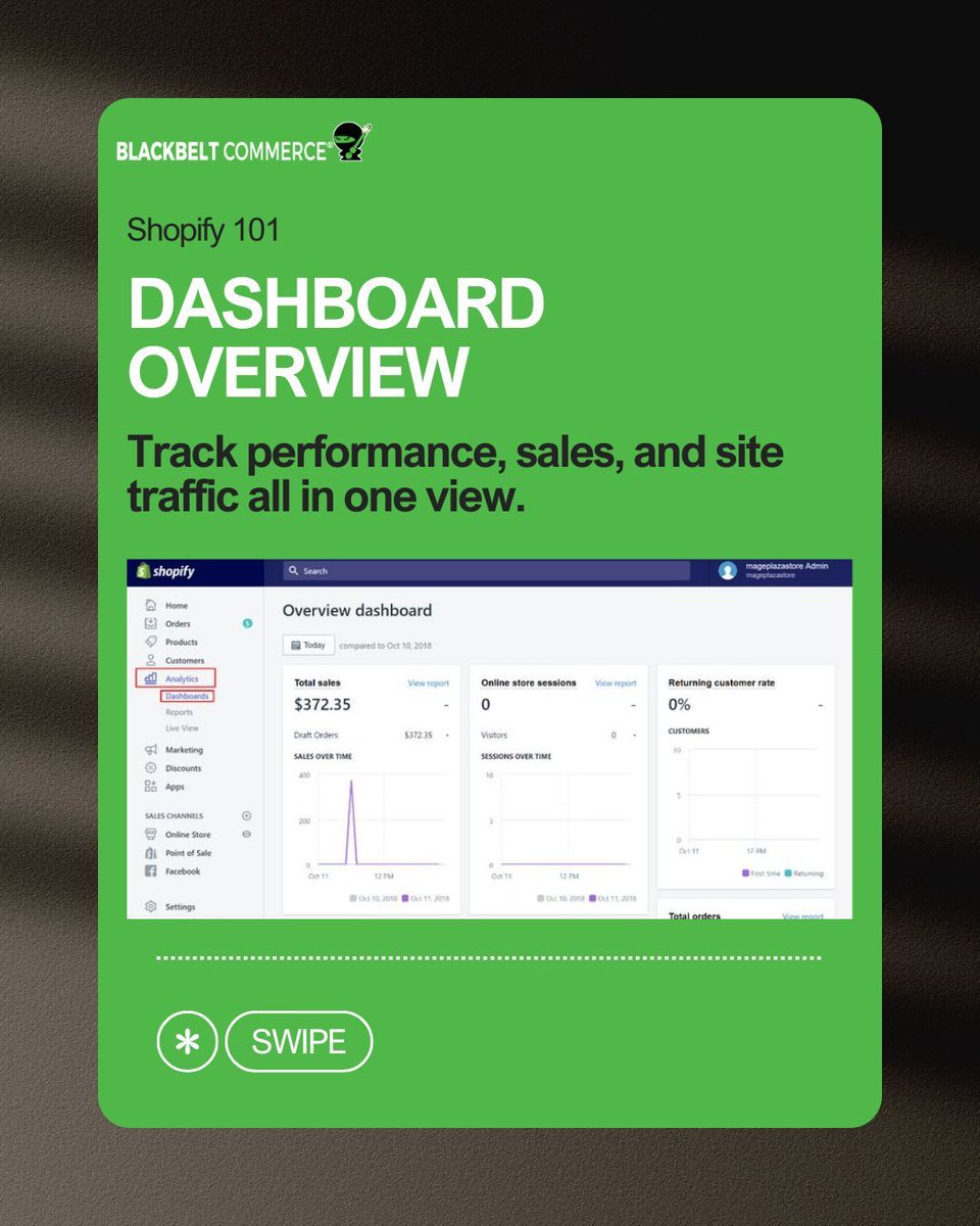 BBCommerce2017's tweet image. 🚨 Shopify 101: Your Admin = Your Command Center.
✅ Track orders
✅ Manage products &amp;amp; inventory
✅ Customize themes
✅ View reports &amp;amp; customer data
We train teams to run stores like pros.
📩 Want to simplify Shopify? Link in bio.
#ShopifyAdmin #BlackbeltCommerce #ShopifySupport