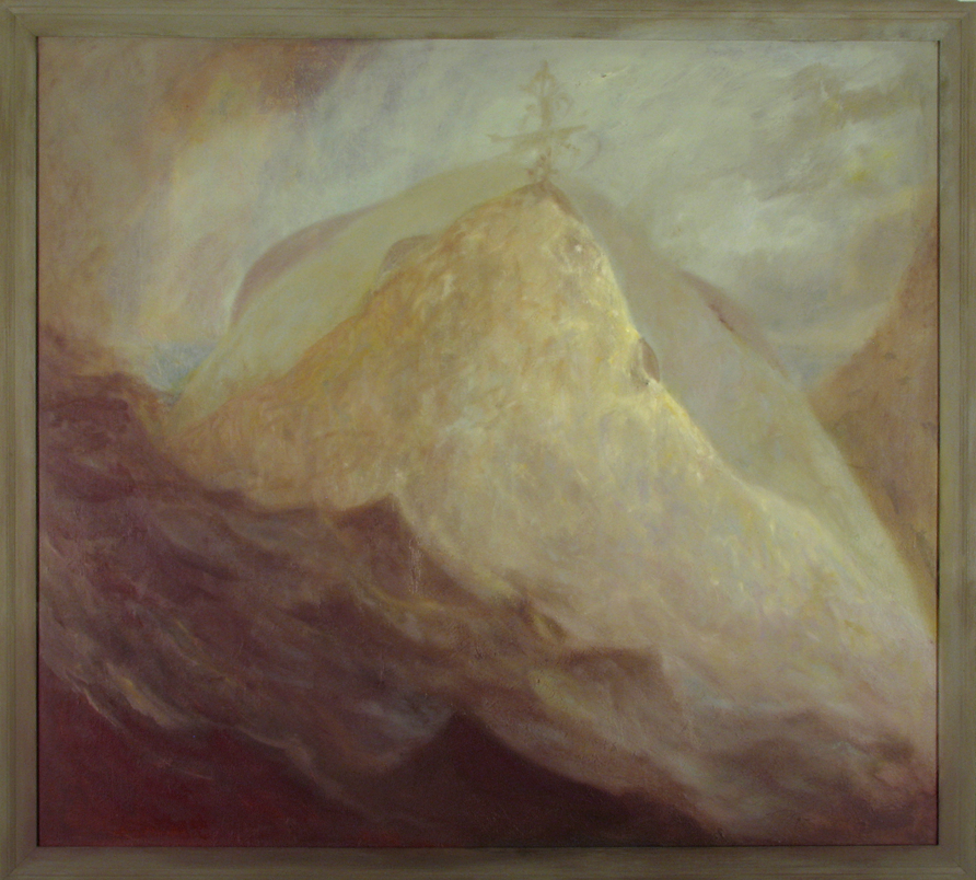 "Mother", 2012, oil on wood, approx 48" x 48"