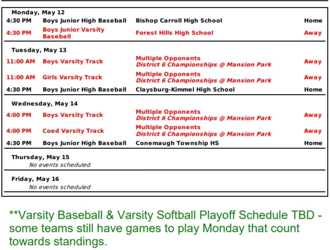 This week in Mustang Athletics: