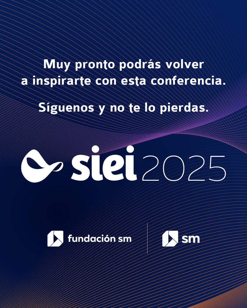 FundacionSMmx (@fundacionsmmx) on Twitter photo La educación no tiene que ser complicada para ser poderosa.
<a href="/richardgerver/">Richard Gerver</a> lo dejó claro en su conferencia del #SIEI2025.
🎬 Muy pronto podrás ver la conferencia completa.
📲 Te contaremos cómo acceder a ella.
#JuntosCuidamosLaEducación #FundaciónSM #SMeducación La educación no tiene que ser complicada para ser poderosa.
<a href="/richardgerver/">Richard Gerver</a> lo dejó claro en su conferencia del #SIEI2025.
🎬 Muy pronto podrás ver la conferencia completa.
📲 Te contaremos cómo acceder a ella.
#JuntosCuidamosLaEducación #FundaciónSM #SMeducación
